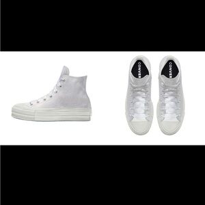 Converse Women’s White High-Top Wedding Sneakers